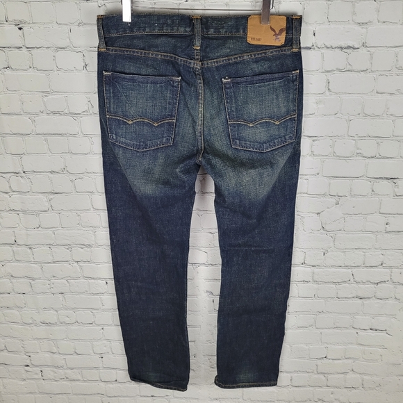 AMERICAN EAGLE | slim straight dark wash jeans - Picture 2 of 9